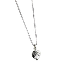 Load image into Gallery viewer, Always in My Heart Pendant/Necklace Funeral Cremation Urn for Ashes -with design