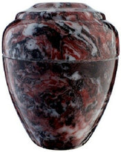 Load image into Gallery viewer, Small/Keepsake 18 Cubic Inch Firerock Vase Cultured Marble Cremation Urn