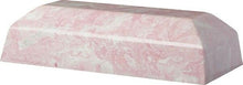 Load image into Gallery viewer, Large/Adult 298 Cubic Inch Pink Zenith Cultured Marble Cremation Urn for Ashes