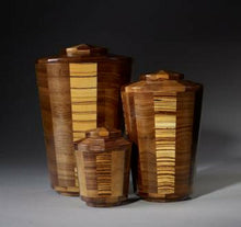 Load image into Gallery viewer, Almighty Keepsake Wood Funeral Cremation Urn, 14 Cubic Inches