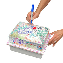 Load image into Gallery viewer, Crowne Vault Small White Coronet Polymer Compact Funeral Cremation Urn Burial Vault