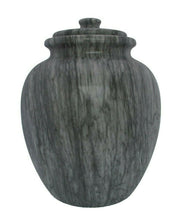 Load image into Gallery viewer, Large/Adult 205 Cubic Inches Gray Legacy Natural Marble Urn for Cremation Ashes