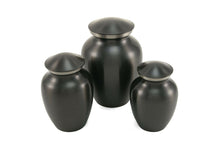 Load image into Gallery viewer, Small/Keepsake Classic Pet Brass Slate Funeral Cremation Urn, 85 Cubic Inches