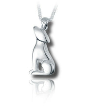 Load image into Gallery viewer, Sterling Silver Good Boy Dog Cremation Urn Pendant for Ashes w/Chain