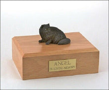 Load image into Gallery viewer, Persian Black Cat Figurine Pet Cremation Urn Available 3 Diff Colors & 4 Sizes