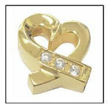 Load image into Gallery viewer, Fancy Heart 24k Gold Plated Sterling Silver Cremation Urn Pendant w/Chain