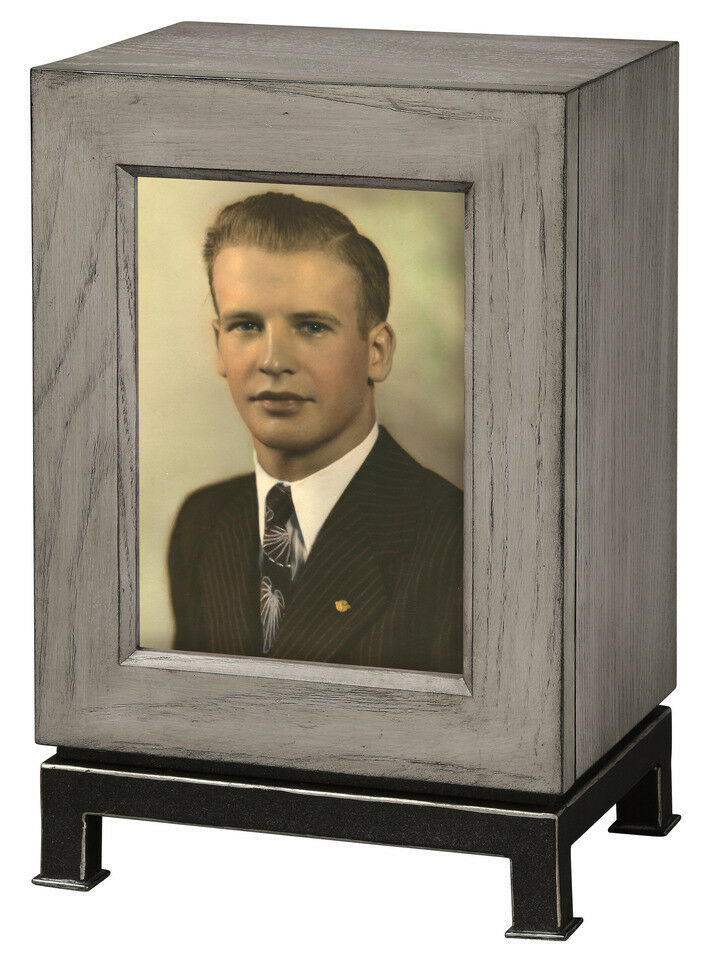 Howard Miller 800-202 (800202) Metro Mantel Cremation Urn for Ashes, 275 inches