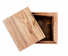 Load image into Gallery viewer, Large/Adult 260 Cubic Inches Walnut Wood Box Funeral Cremation Urn for Ashes