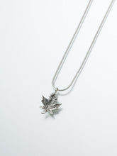 Load image into Gallery viewer, Sterling Silver Maple Leaf Memorial Jewelry Pendant Funeral Cremation Urn