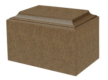 Load image into Gallery viewer, Large/Adult 225 Cubic Inch Tuscany Walnut Cultured Granite Cremation Urn