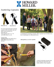 Load image into Gallery viewer, Howard Miller 800-142 (800142) Brass Cremation Ash Scattering Tube Urn, 1 Tube