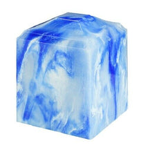 Load image into Gallery viewer, Small/Keepsake 45 Cubic Inch Blue Onyx Cultured Onyx Cremation Urn for Ashes