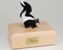 Load image into Gallery viewer, Skunk Figurine Wildlife Cremation Urn Available in 3 Different Colors & 4 Sizes