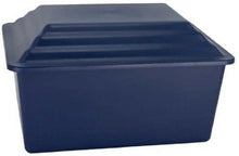 Load image into Gallery viewer, Large/Adult Blue Polymer Urn Vault for Ground Burial for Funeral Cremation Urn
