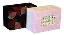 Load image into Gallery viewer, Autumn Leaves Insert for Mahogany Biodegradable Memory Chest Cremation Urn