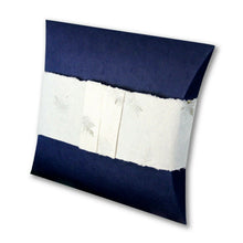 Load image into Gallery viewer, Navy Biodegradable Journey EarthUrn, Hand Crafted Mini Funeral Cremation Urn