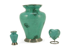 Load image into Gallery viewer, Keepsake Funeral Cremation Urn for ashes,5 Cubic Inches-Glenwood Blue Marble