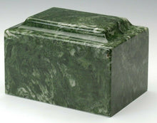 Load image into Gallery viewer, Classic Marble Emerald Adult Cremation Urn, 210 Cubic Inches, TSA Approved