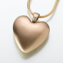 Load image into Gallery viewer, Bronze Heart Memorial Jewelry Pendant Funeral Cremation Urn