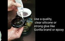 Load image into Gallery viewer, Large/Adult 220 Cubic Inch Rome Autumn Funeral Glass Cremation Urn for Ashes