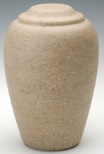 Load image into Gallery viewer, Large Grecian Stone Tone Catalina Adult Cremation Urn, 190 Cu. In. TSA Approved