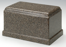 Load image into Gallery viewer, Olympus Brown Granite Adult Funeral Cremation Urn, 275 Cubic Inches TSA Approved