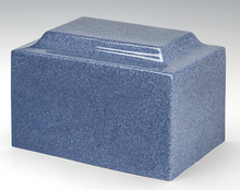 Load image into Gallery viewer, Classic Granite Blue 100 Cubic Inches Cremation Urn For Ashes, TSA Approved