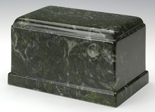 Load image into Gallery viewer, Olympus Cultured Marble Verde Adult Cremation Urn, 275 Cubic Inches TSA Approved