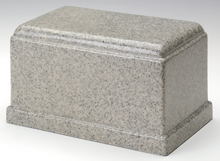 Load image into Gallery viewer, Olympus Mist Gray Granite Adult Cremation Urn, 275 Cubic, Inches TSA Approved