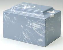 Load image into Gallery viewer, Classic Marble Wedgewood Adult Cremation Urn, 325 Cubic Inches, TSA Approved