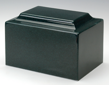 Load image into Gallery viewer, Oversize Classic Green Granite Adult Cremation Urn, 325 Cubic Inch TSA Approved