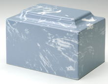 Load image into Gallery viewer, Classic Marble Wedgewood Adult Cremation Urn, 210 Cubic Inches, TSA Approved