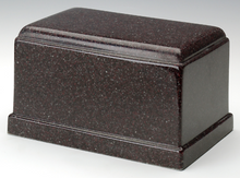 Load image into Gallery viewer, Olympus Vintage Red Granite Adult Cremation Urn, 275 Cubic Inches, TSA Approved