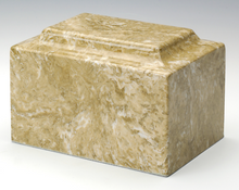 Load image into Gallery viewer, Classic Marble Neptune Adult Funeral Cremation Urn, 210 Cubic Inch, TSA Approved