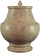 Load image into Gallery viewer, Triton Cream Colored Cameo Marble Adult Funeral Cremation Urn