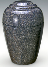 Load image into Gallery viewer, Grecian Brown Granite Adult Funeral Cremation Urn, 190 Cubic Inches TSA Approved