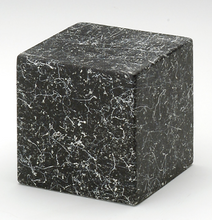 Load image into Gallery viewer, Small Cube Stone Tone Nocturne Keepsake Cremation Urn, 18 Cubic In. TSA Approved