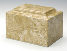 Load image into Gallery viewer, Small/Keepsake Marble Neptune Funeral Cremation Urn, 5 Cubic Inches TSA Approved