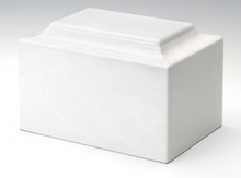 Load image into Gallery viewer, Angel Classic White Infant/Pet/Child Cremation Urn, 100 Cubic Inch, TSA Approved