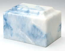 Load image into Gallery viewer, Classic Onyx Sapphire Adult Funeral Cremation Urn, 210 Cubic Inches TSA Approved