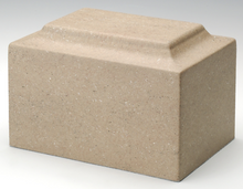 Load image into Gallery viewer, Classic Stone Tone Catalina Adult Cremation Urn, 210 Cubic Inches, TSA Approved
