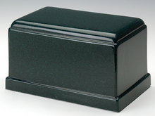 Load image into Gallery viewer, Olympus Sea Holly Green Granite Adult Cremation Urn, 275 Cubic Inch TSA Approved
