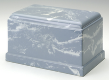 Load image into Gallery viewer, Olympus Cultured Marble Wedgewood Adult Cremation Urn, 275 Cu. In. TSA Approved