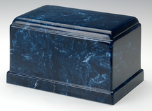 Load image into Gallery viewer, Olympus Cultured Marble Navy Adult Cremation Urn, 275 Cubic Inches TSA Approved