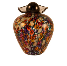 Load image into Gallery viewer, 100 Cubic Inch Rome Desert Funeral Glass Cremation Urn for Ashes