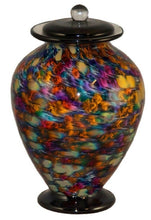 Load image into Gallery viewer, Large/Adult 220 Cubic Inch Venice Desert Funeral Glass Cremation Urn for Ashes