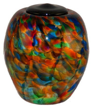 Load image into Gallery viewer, Large/Adult 220 Cubic Inch Florence Autumn Funeral Glass Cremation Urn for Ashes
