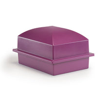 Load image into Gallery viewer, Crowne Vault Large/Adult Purple Polymer Single Funeral Cremation Urn Burial Vault