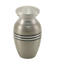 Load image into Gallery viewer, Small/Keepsake Set of 6 5 Cubic Inch Silver Aluminum Cremation Urns for Ashes