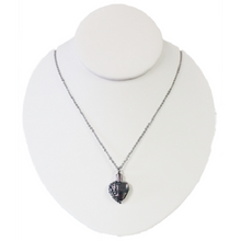 Load image into Gallery viewer, Stainless Steel "Always in my heart" Cremation Urn Pendant w/20-inch Necklace